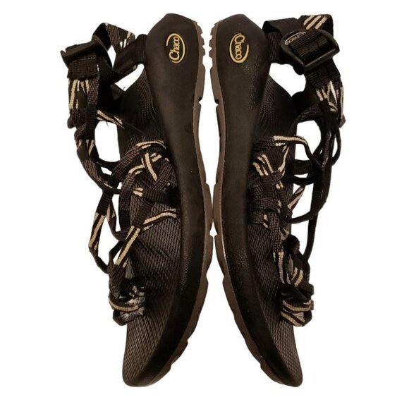 Chaco ZX/3 Zx3 Classic Scatter J106592 Black/White Sport Sandals Womens Size 7 - Picture 2 of 6